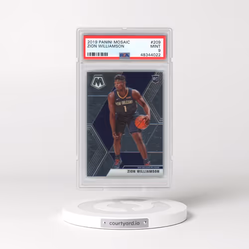 2019 Panini Mosaic #209 Zion Williamson (PSA 9 MINT)