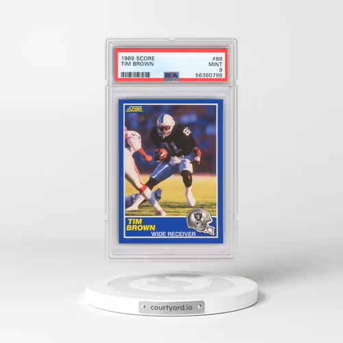 1989 Score #86 Tim Brown (PSA 9 MINT)