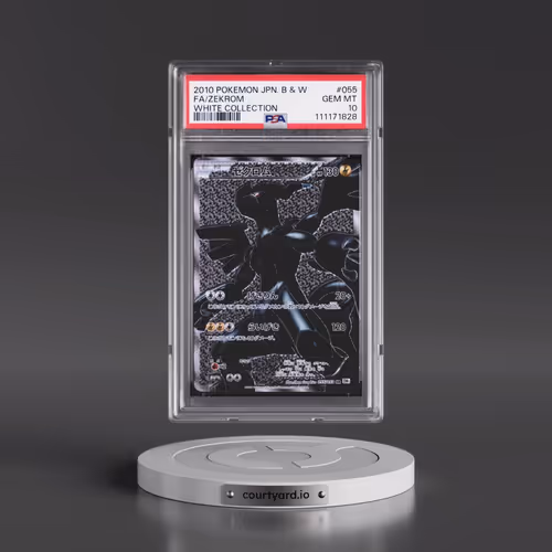 2010 Pokémon Black & White #055 Zekrom - Full Art White Collection (PSA 10 GEM MINT)