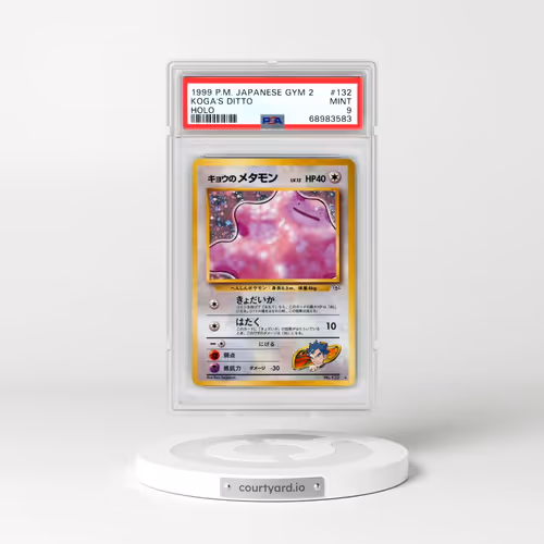 1999 Pokémon Gym 2 #132 Koga's Ditto - Holo (PSA 9 MINT)
