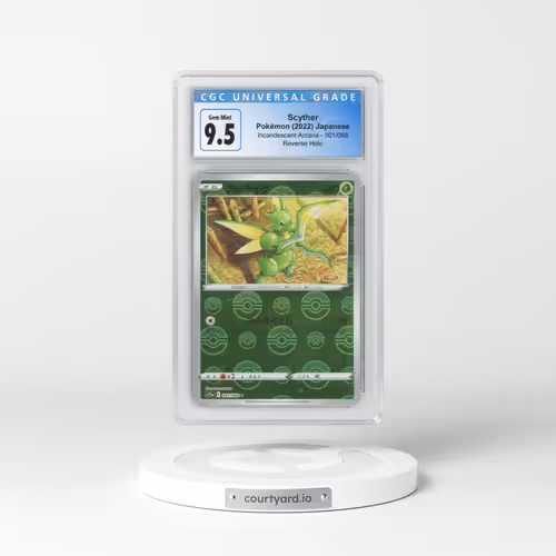2022 Incandescent Arcana #001/068 Scyther - Reverse Holo Poke Ball (CGC 10 GEM MINT)