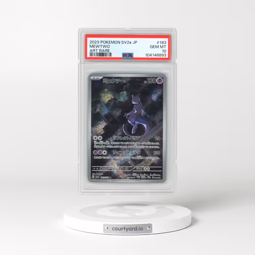 2023 Pokémon Sv2a-Pokemon 151 #183 Mewtwo - Art Rare (PSA 10 GEM MINT)