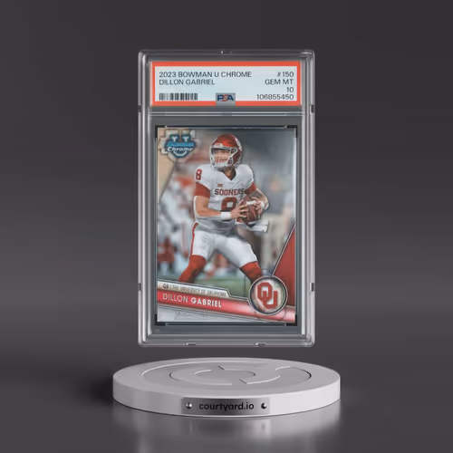 2023 Bowman University Chrome #150 Dillon Gabriel (PSA 10 GEM MINT)