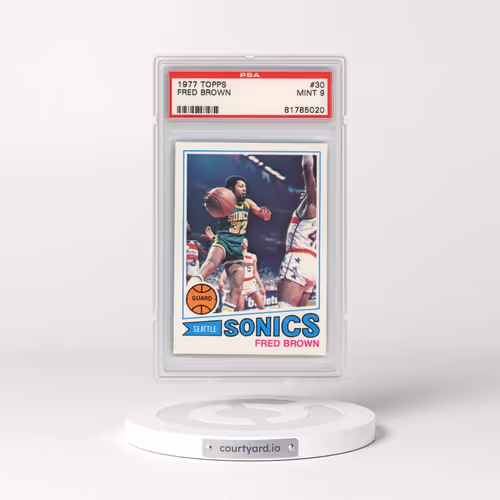 1977 Topps #30 Fred Brown (PSA 9 MINT)
