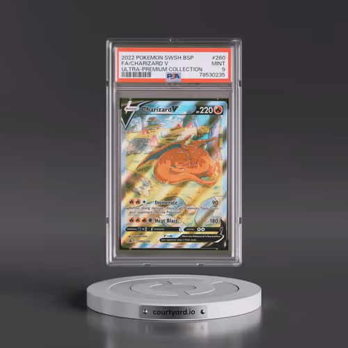 2022 Pokémon Swsh Black Star Promo #260 Charizard V - Holo Full Art Sword & Shield Ultra-Premium Col