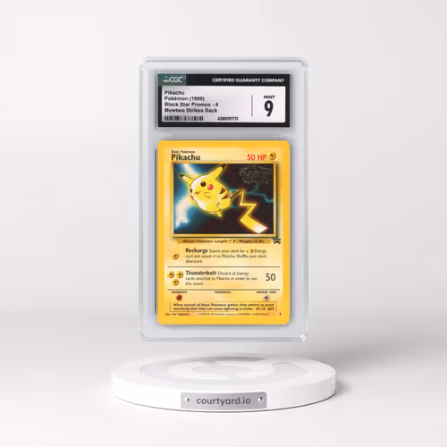 1999 Black Star Promos #4 Pikachu - Mewtwo Strikes Back (CGC 9 MINT)