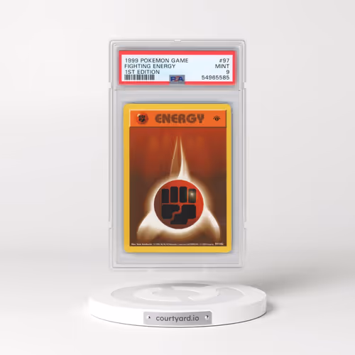 1999 Pokémon Game #97 Fighting Energy - 1st Edition (PSA 9 MINT)
