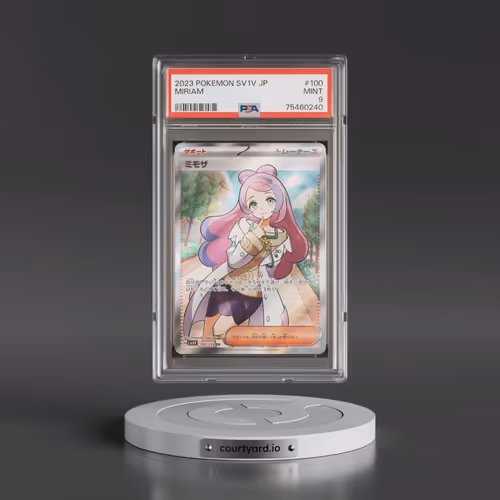 2023 Pokémon Sv1v-Violet EX #100 Miriam - Super Rare (PSA 9 MINT)