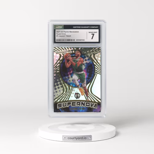2021 Panini Revolution #3 Jayson Tatum (CGC 7 NM)
