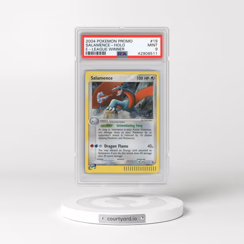 2004 Pokémon Promo #19 Salamence - Holo E-League Winner (PSA 9 MINT)