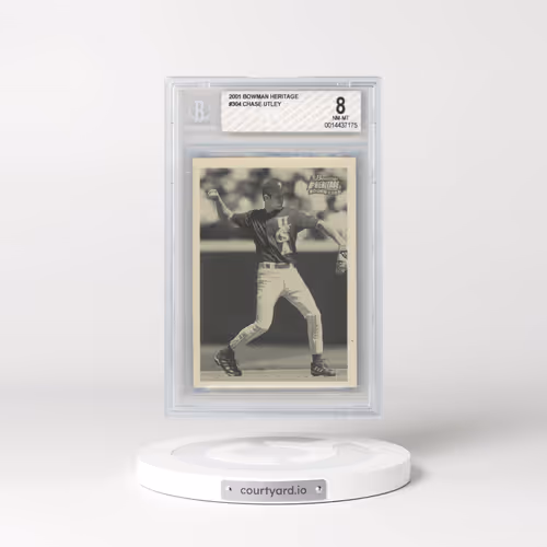 2001 Bowman Heritage #304 Chase Utley (BGS 8 NM-MT)