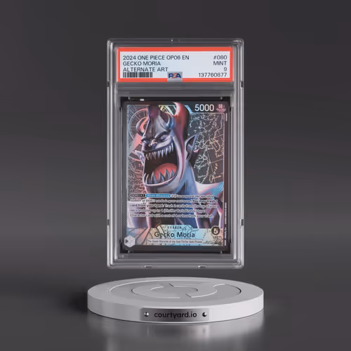 2024 One Piece OP06-Wings of the Captain #080 Gecko Moria - Alternate Art (PSA 9 MINT)