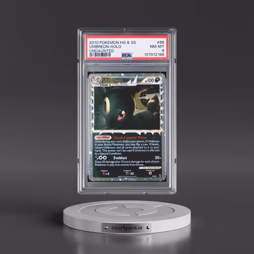2010 Pokémon Heartgold & Soulsilver Undaunted #86 Umbreon - Holo (PSA 8 NM-MT)
