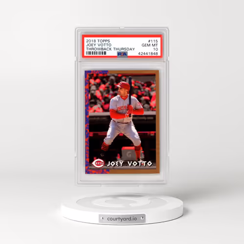 2018 Topps Throwback Thursday #115 Joey Votto (PSA 10 GEM MINT)
