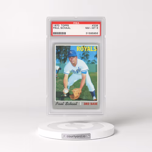 1970 Topps #338 Paul Schaal (PSA 8 NM-MT)