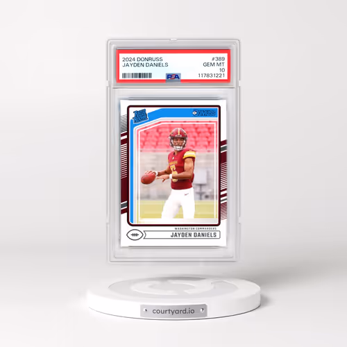 2024 Panini Donruss #389 Jayden Daniels (PSA 10 GEM MINT)