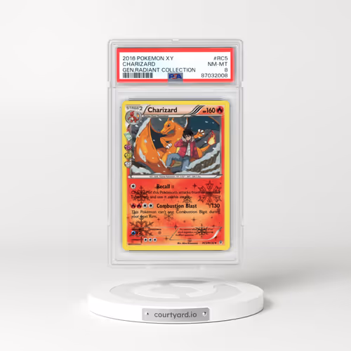 2016 Pokémon XY Generations Radiant Collection #RC5 Charizard (PSA 8 NM-MT)