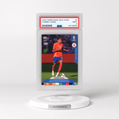2024 Topps Now UEFA Euro #5 Lamine Yamal (PSA 9 MINT)
