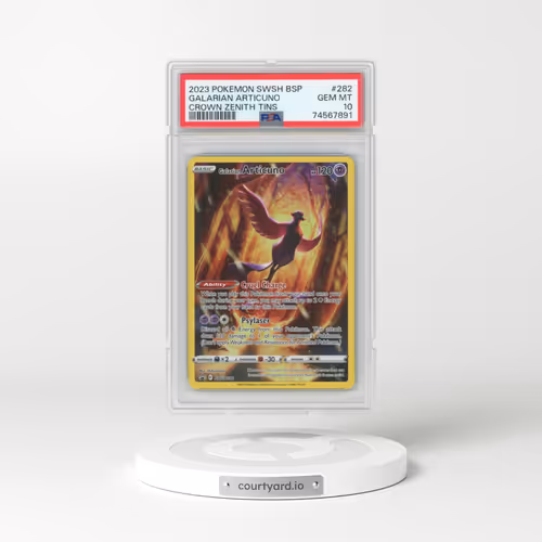 2023 Pokémon Swsh Black Star Promo #282 Galarian Articuno - Crown Zenith Tins (PSA 10 GEM MINT)