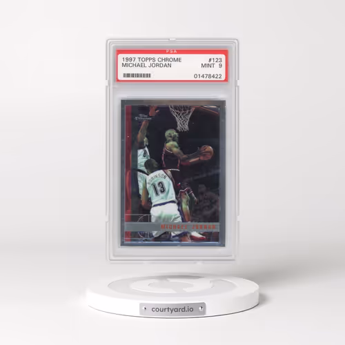 1997 Topps Chrome #123 Michael Jordan (PSA 9 MINT)