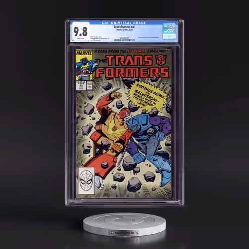 Transformers #43 CGC 9.8 White Pages (Marvel Comics, 8/88) - Universal