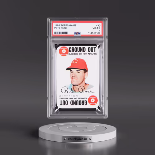 1968 Topps Game #30 Pete Rose (PSA 4 VG-EX)