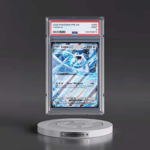 2025 Pokémon Pre EN-Prismatic Evolutions #082 Lugia EX - Holo (PSA 9 MINT)