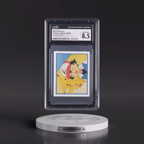 2000 Series 2 #14 Ash & Pikachu (CGC 8.5 NM-MT+)