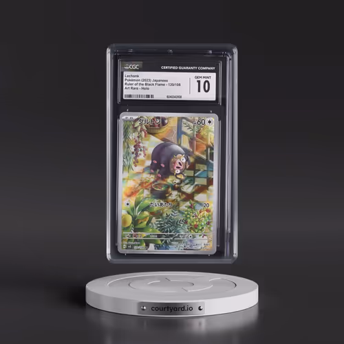 2023 Ruler of the Black Flame #120/108 Lechonk - Art Rare Holo (CGC 10 GEM MINT)