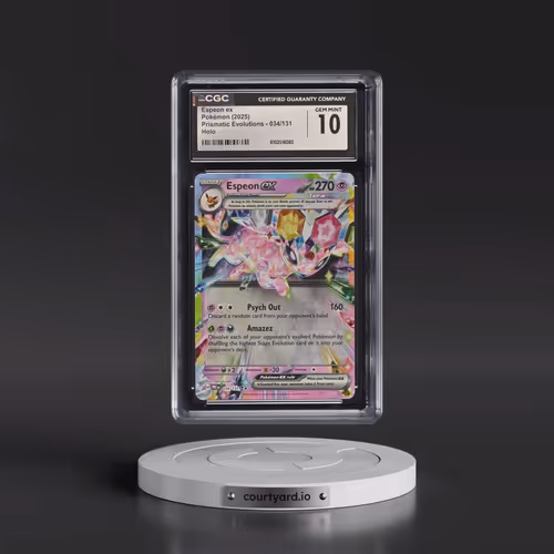 2025 Prismatic Evolutions - PRE EN #034/131 Espeon ex - Holo (CGC 10 GEM MINT)