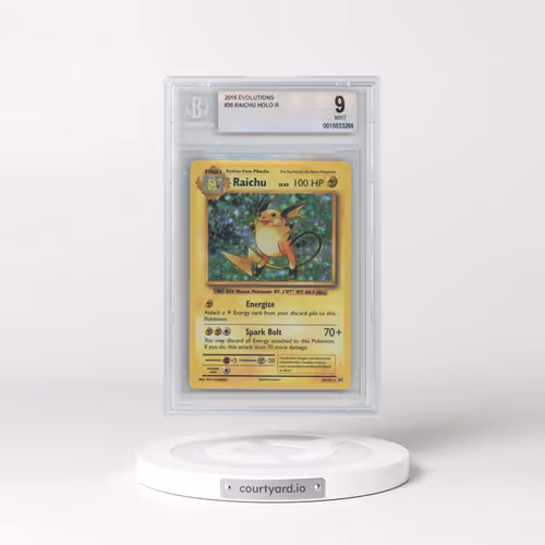 2016 Evolutions #36 Raichu - Holo (BGS 9 MINT)