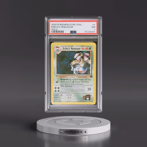 2000 Pokémon Gym Challenge #4 Erika's Venusaur - Holo (PSA 7 NM)