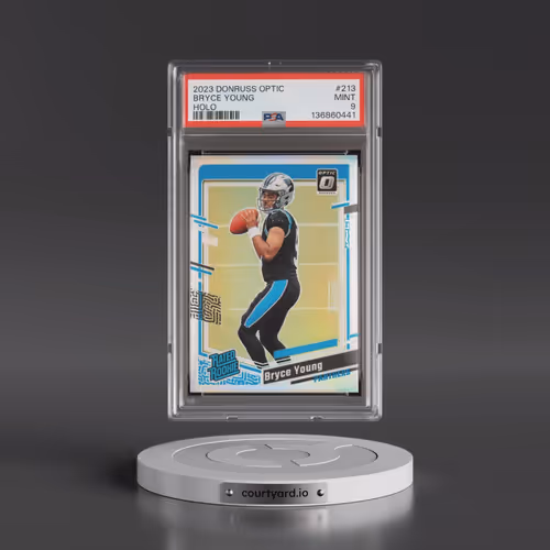 2023 Panini Donruss Optic #213 Bryce Young - Holo (PSA 9 MINT)
