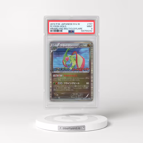 2012 Pokémon Black & White Promo #157 Flygon - Holo Freeze Bolt/Cold Flare (PSA 9 MINT)