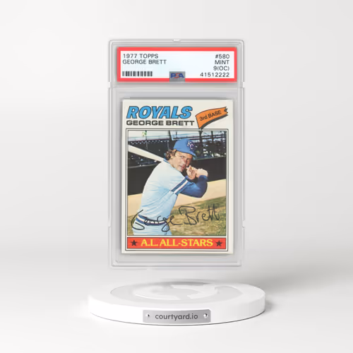 1977 Topps #580 George Brett (PSA 9 MINT)