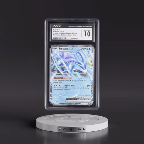 2023 Pokémon Clb-Trading Card Game Classic Blastoise & Suicune EX Deck #010 Suicune EX - Holo (CGC 1