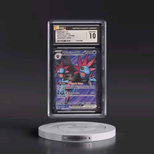 2025 Pokémon Wht EN-White Flare #161 Hydreigon EX - Holo Ultra Rare (CGC 10 GEM MINT)