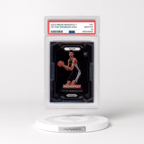 2023 Panini Prizm Monopoly #81 Victor Wembanyama (PSA 10 GEM MINT)