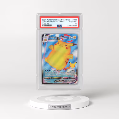 2021 Pokémon Celebrations #009 Surfing Pikachu Vmax - Full Art (PSA 10 GEM MINT)