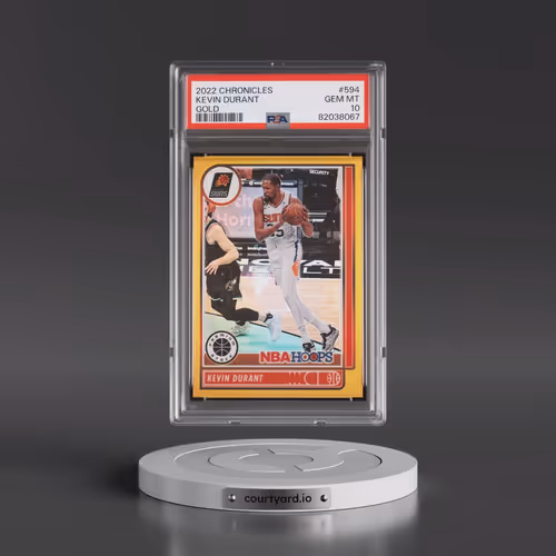 2022 Panini Chronicles #594 Kevin Durant - Gold (PSA 10 GEM MINT)