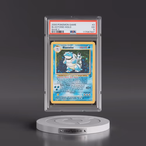 2000 Pokémon Game Base II #2 Blastoise - Holo (PSA 5 EX)
