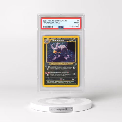2001 Pokémon Neo Discovery #4 Houndoom - Holo (PSA 9 MINT)