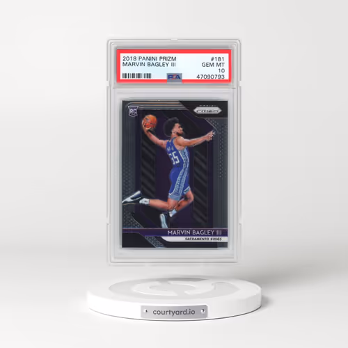 2018 Panini Prizm #181 Marvin Bagley III (PSA 10 GEM MINT)