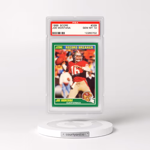 1989 Score #329 Joe Montana (PSA 10 GEM MINT)