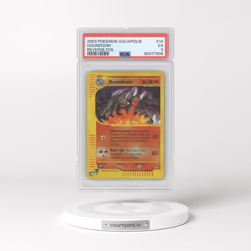 2003 Aquapolis #14 Houndoom - Holo (PSA 5 EX)