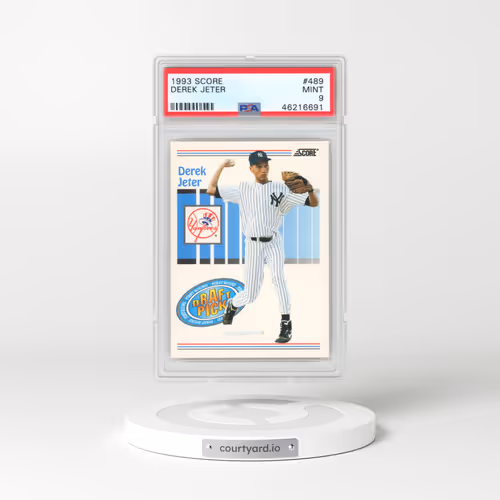 1993 Score #489 Derek Jeter (PSA 9 MINT)