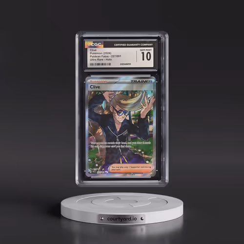 2024 Pokémon Paf EN-Paldean Fates #227 Clive - Ultra Rare (CGC 10 GEM MINT)