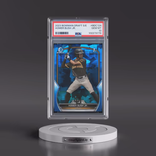 2023 Bowman Draft Sapphire Edition #BDC124 Homer Bush Jr. (PSA 10 GEM MINT)