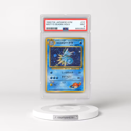 1998 Pokémon Gym #117 Misty's Seadra - Holo (PSA 9 MINT)