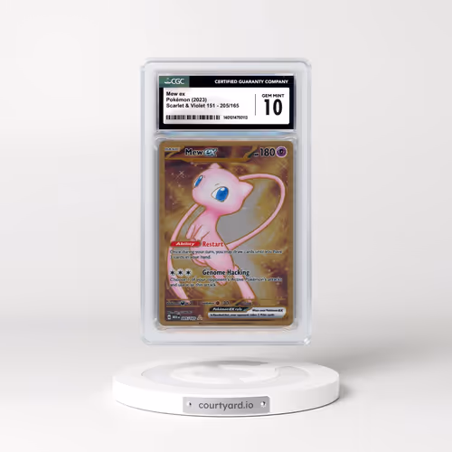 2023 Scarlet & Violet 151 - MEW EN #205/165 Mew ex - Hyper Rare (CGC 10 GEM MINT)